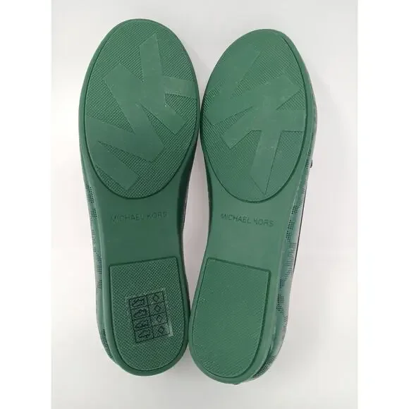 Michael Kors Camila Logo Moccasin Jewel Green Women SZ 7M 49S2CAFR1L New In Box - Picture 11 of 16